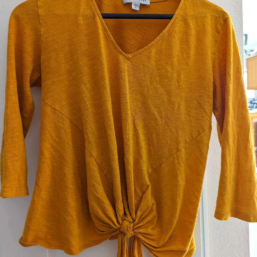 Amour Vert Tie in Front 3/4 Sleeve